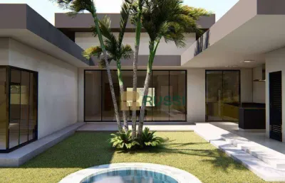 Casa com 3 dormitórios à venda, 250 m² por r$ 1.090.000,00 - residencial ecopark bourbon - caçapava/sp