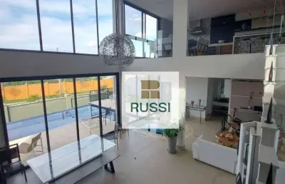 Casa com 5 dormitórios para alugar, 430 m² por r$ 27.135,21/mês - condomínio residencial alphaville i - são josé dos campos/sp