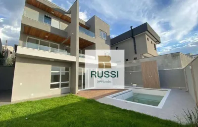 Sobrado com 4 dormitórios, 450 m² - venda por r$ 3.150.000,00 ou aluguel por r$ 17.128,00/mês - condomínio residencial jaguary - são josé dos campos/sp
