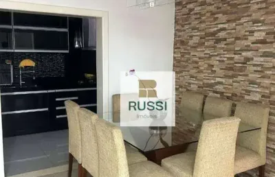 Apartamento mobiliado com 3 dorms no bosque dos eucaliptos, na avenida cidade jardim