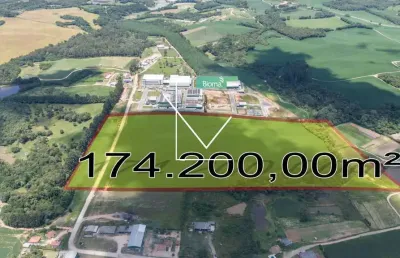 Área industrial para venda em fazenda rio grande, passo amarelo