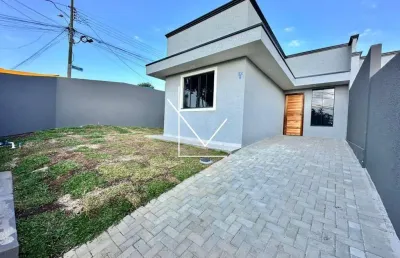 Casa para venda em araucária, campina da barra, 2 dormitórios, 1 banheiro, 2 vagas