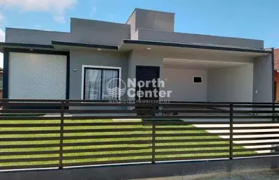 Casa com laje e piscina no bairro pinheiros, balneário barra do sul, sc