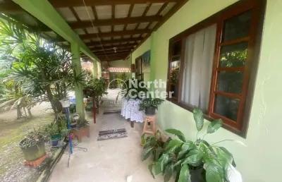 Casa à venda no bairro conquista com amplo terreno e churrasqueira, balneário barra do sul, sc