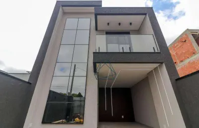 Sobrado com 3 quartos à venda, pioneiros - fazenda rio grande/pr