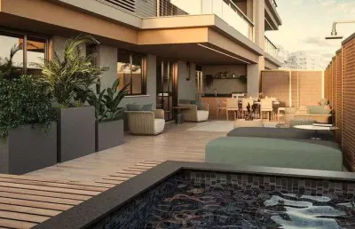 Excelente apartamento garden com 2 quartos e 1 vaga em botafogo