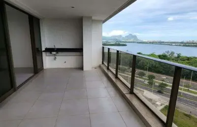 Apartamento com 4 quartos, dependências e 2 vagas pronto na barra