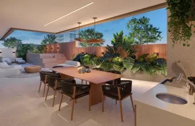 Apartamento garden de 4 suítes e 2 vagas na barra da tijuca