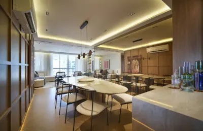 Apartamento de 4 suítes e 2 vagas em construção na cidade jardim