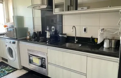 Lindo apartamento 2 dormitórios – mobiliado | são josé/sc