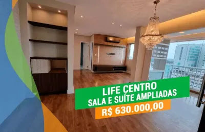 Life centro - 2 quartos - andar alto - modulados e climatização - centro