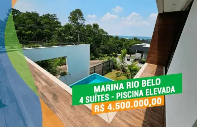 Cond. marina rio belo - piscina elevada - ponta negra