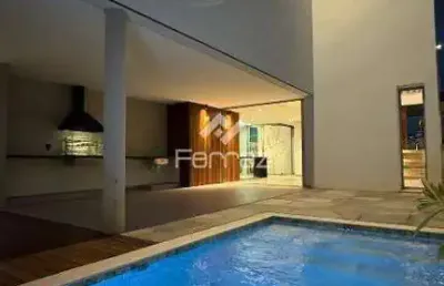 Casa em condomínio fechado à venda, 3 suítes, 6 vagas, condomínio tambóre - uberlândia/mg