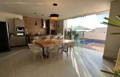 Casa em condomínio fechado à venda, 6 quartos, 4 suítes, 2 vagas, gavea paradiso - uberlândia/mg