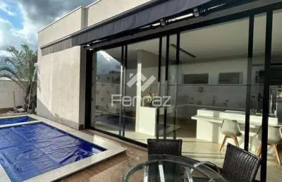 Casa em condomínio fechado à venda, 3 suítes, 4 vagas, alphaville 1 - uberlândia/mg