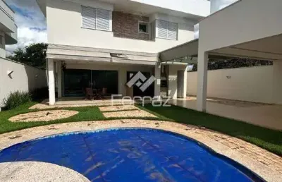 Casa em condomínio fechado, 3 suítes, 7 vagas, condomínio villa do sol - uberlândia/mg