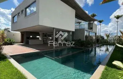 Casa em condomínio fechado à venda, 4 suítes, 6 vagas, solares da gavea - uberlândia/mg