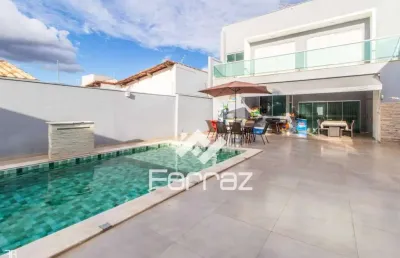 Casa à venda, 4 quartos, 3 suítes, 4 vagas, jardim karaíba - uberlândia/mg