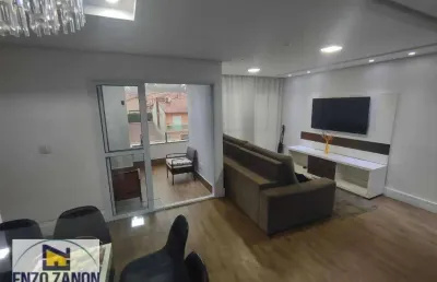 Cobertura no bairro demarchi próximo da avenida maria servidei demarchi, 3 dormitórios (suíte), 2 vagas. ampla área de lazer na cobertura
