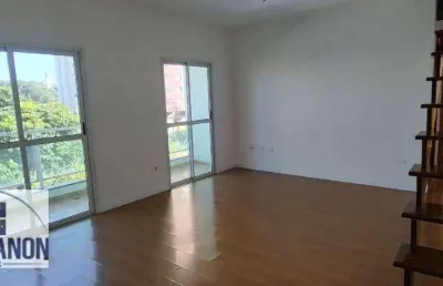 Cobertura com 3 vagas de garagem,  3 dormitórios (2 suíte), ampla área externa com churrasqueira
