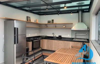 Cobertura duplex mobiliada e decorada no bairro itaguá em ubatuba sp