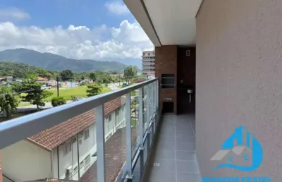 Apartamento novo com 2 suítes + lavabo varanda em todos os cômodos área de lazer super completa no tenório ubatuba sp
