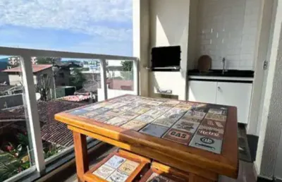 Apartamento mobiliado à venda 2 dormitórios (1 suíte) 74m² centro de ubatuba/sp
