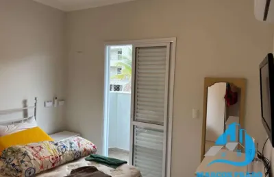 Apartamento com 3 dormitórios mobiliado com ar condicionado excelente localização no bairro itaguá ubatuba sp