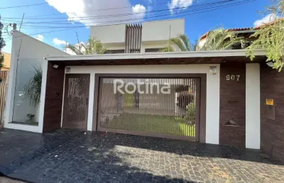 Casa para alugar, 3 quartos, nossa senhora aparecida - uberlândia/mg - rotina imobiliária