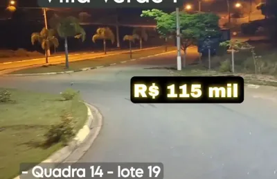Terreno à venda no Condomínio Villa Verde Bragança, Bragança Paulista 