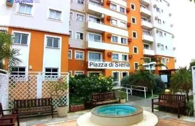 Apartamento com 3 dormitórios para alugar no condomínio piazza di siena - bairro porto - cuiabá/mt