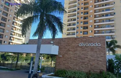 Apartamento semi mobiliado com 3 quartos, sendo 1 suite para alugar, 72 m² por r$ 4.500/mês (pacote)- edificio alvorada- terra nova - cuiabá/mt