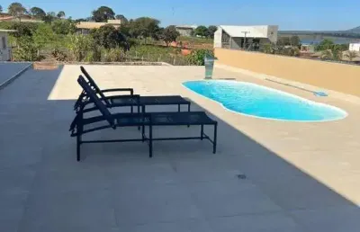 Casa com 3 dormitórios à venda, 200 m² por r$ 1.700.000 - zona rural - chapada dos guimarães/mt