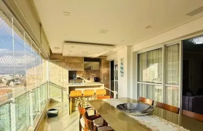 Apartamento helbor classic bosque maia, 3 dormitórios, mobiliado, 168m²