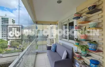 Cobertura com 3 quartos à venda na rua das laranjeiras, laranjeiras, rio de janeiro, 155 m2 por r$ 1.930.000