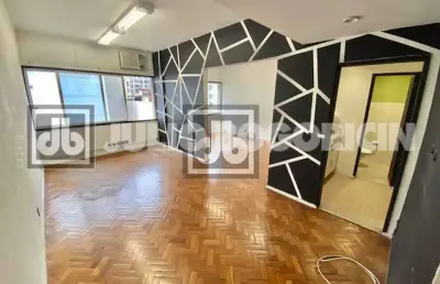 Sala comercial com 2 salas para alugar na rua barata ribeiro, copacabana, rio de janeiro, 49 m2 por r$ 2.600