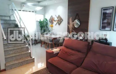 Casa em condomínio fechado com 3 quartos à venda na rua jaime ovale, jardim guanabara, rio de janeiro, 100 m2 por r$ 720.000
