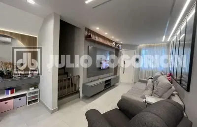 Casa em condomínio fechado com 4 quartos à venda na estrada da bica, cacuia, rio de janeiro, 186 m2 por r$ 990.000