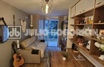 Apartamento com 1 quarto à venda na rua do monjolo, pitangueiras, rio de janeiro, 46 m2 por r$ 330.000