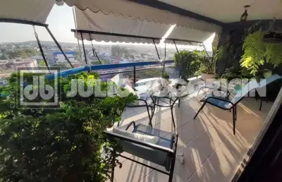 Apartamento com 4 quartos à venda na rua adolfo porto, portuguesa, rio de janeiro, 186 m2 por r$ 820.000