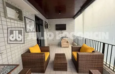 Apartamento com 3 quartos à venda na rua carmem miranda, jardim guanabara, rio de janeiro, 131 m2 por r$ 670.000