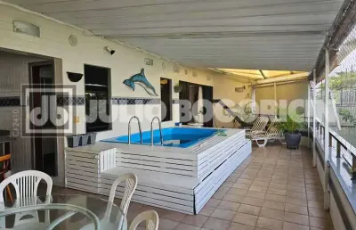 Cobertura com 4 quartos à venda na avenida comandante júlio de moura, barra da tijuca, rio de janeiro, 338 m2 por r$ 4.000.000