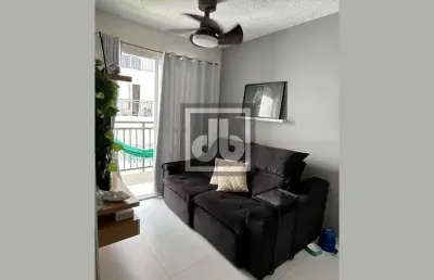 Apartamento com 2 quartos à venda na estrada dos teixeiras, taquara, rio de janeiro, 45 m2 por r$ 180.000