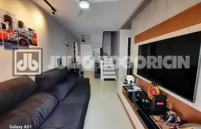 Cobertura com 2 quartos à venda na estrada do tindiba, pechincha, rio de janeiro, 137 m2 por r$ 680.000