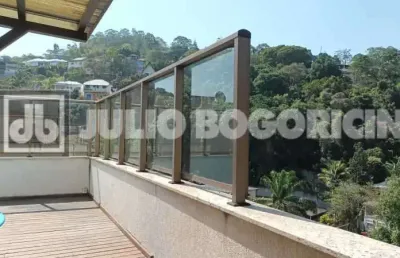 Cobertura com 3 quartos à venda na estrada do guanumbi, freguesia (jacarepaguá), rio de janeiro, 154 m2 por r$ 790.000