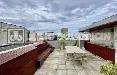 Cobertura com 4 quartos à venda na avenida general guedes da fontoura, barra da tijuca, rio de janeiro, 421 m2 por r$ 4.050.000