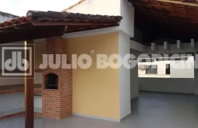 Cobertura com 3 quartos à venda na estrada campo da areia, pechincha, rio de janeiro, 165 m2 por r$ 580.000