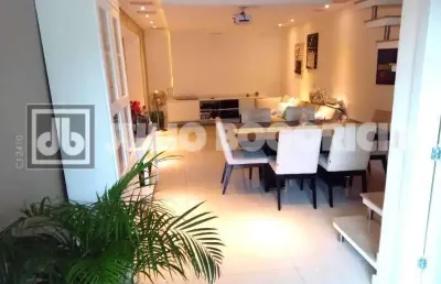 Casa em condomínio fechado com 4 quartos à venda na rua retiro dos artistas, pechincha, rio de janeiro, 190 m2 por r$ 740.000
