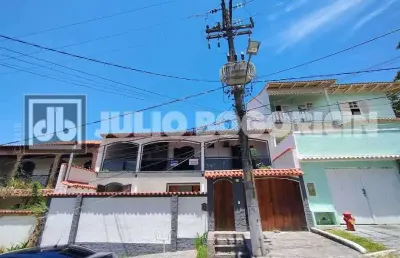 Casa em condomínio fechado com 3 quartos à venda na rua getúlio de moura, taquara, rio de janeiro, 300 m2 por r$ 698.000
