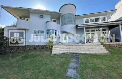 Casa em condomínio fechado com 4 quartos à venda na rua radialista antônio porto, freguesia (jacarepaguá), rio de janeiro, 263 m2 por r$ 1.700.000